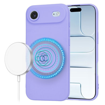 Silikonski ovitek Techsuit SoftFlex MagSafe za iPhone Air - vijoličen