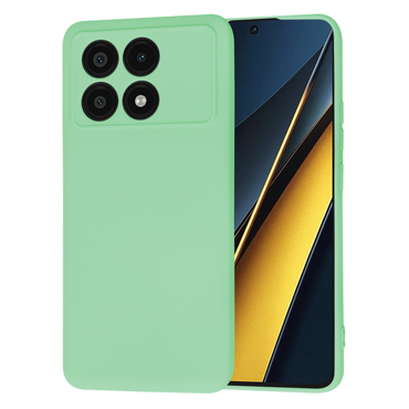 Silikonski ovitek Techsuit SoftFlex za Xiaomi Poco X6 Pro - mint