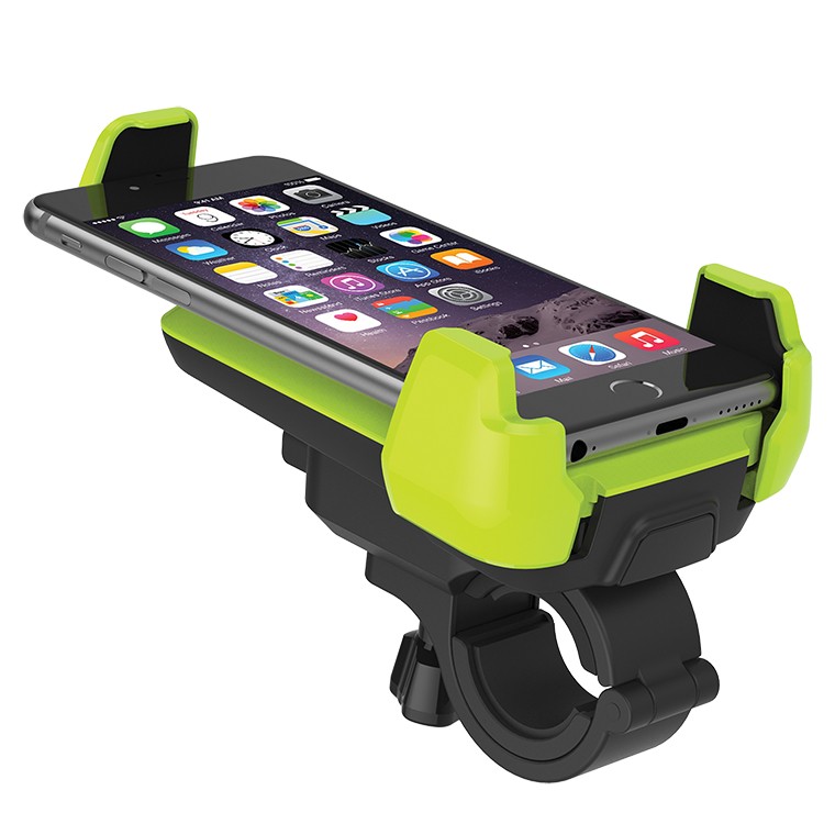 Premium univerzalno držalo za kolo in motor iOttie "Active Edge" za mobilne naprave - electric lime