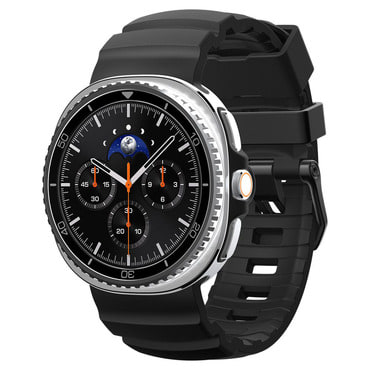 Silikonski pas za uro Spigen "WBS2" za Samsung Galaxy Watch8 40 mm / Watch8 44 mm / Watch8 Classic 46mm - black