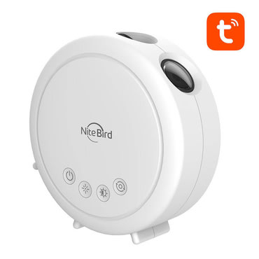 Projektor zvezdnega neba NiteBird "LB4" s 360° projekcijo - bel