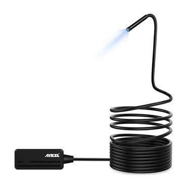 WiFi endoskopska kamera Ancel W655 z 2 MP senzorjem, 5 m kablom in 450 mAh baterijo - črna