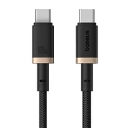 USB-C v USB-C polnilni in podatkovni kabel Baseus Dura Series - 100W, 480Mbps - 2 m - zlat/črn
