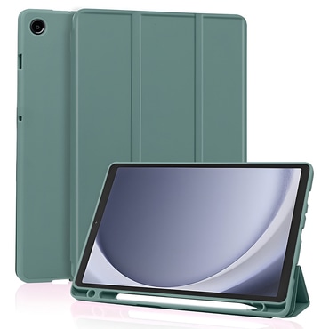 Etui Techsuit "Flex Trifold" z držalom za pisalo za Samsung Galaxy Tab A9 / Tab A11 - green