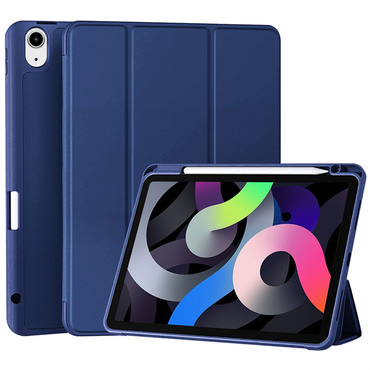 Etui Techsuit "Flex Trifold" z držalom za pisalo za Xiaomi Redmi Pad 2 Pro - dark blue