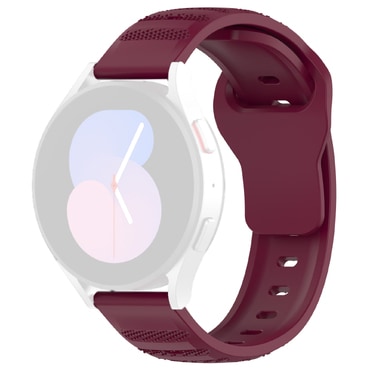 Silikonski pas Techsuit za uro Huawei Watch GT2 46mm / GT2 Pro / GT3 Pro 46mm / Xiaomi Watch S1 - bordo rdeča