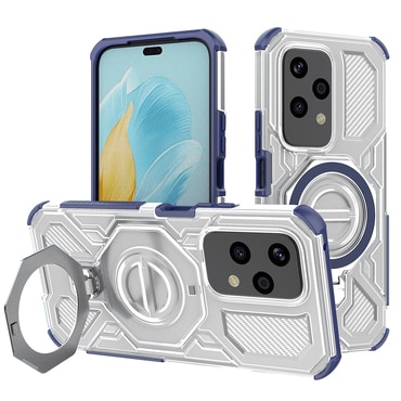 Hibridni ovitek "Carbon Shield Pro" za Honor 200 Lite - blue transparent