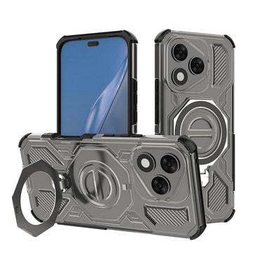 Hibridni ovitek "Carbon Shield Pro" za Honor 400 Lite - smoke black