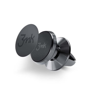 Magnetno aluminijasto držalo za ventilacijsko režo 3mk "Holder Power" - črno