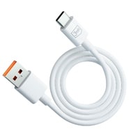 USB-A v USB-C polnilni in podatkovni kabel 3mk "Hyper Silicone" - 60W - 1.2m - bel