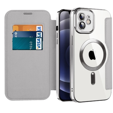Etui "SmartMag Book" z Magsafe tehnologijo in RFID denarnico za iPhone 12 - gray
