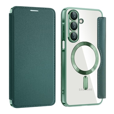 Etui "SmartMag Book" z Magsafe tehnologijo in RFID denarnico za Samsung Galaxy A17 4G / A17 5G - green