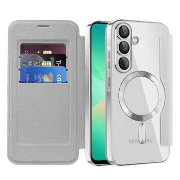 Etui "SmartMag Book" z Magsafe tehnologijo in RFID denarnico za Samsung Galaxy A26 - gray