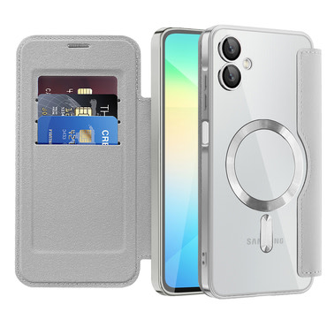 Etui "SmartMag Book" z Magsafe tehnologijo in RFID denarnico za Samsung Galaxy A06 - gray