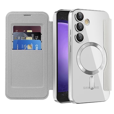 Etui "SmartMag Book" z Magsafe tehnologijo in RFID denarnico za Samsung Galaxy S23 FE - gray