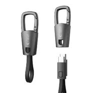 USB-C v USB-C polnilni in podatkovni kabel PD 60W in obesek za ključe Tech-Protect "Ultraboost DNA" - 17cm - siv