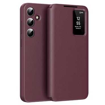 Etui Techsuit "SmartView" za Samsung Galaxy S24 FE - red