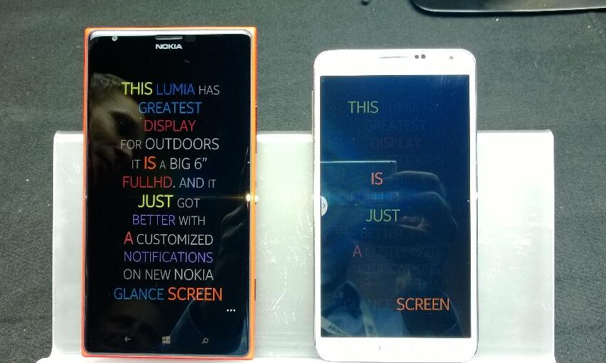Nokia Lumia 1520 proti Samsung Galaxy Note 3.
